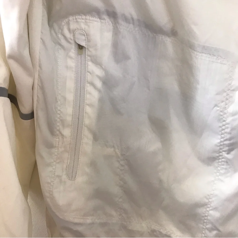 Nike White Golf Men's 1/2 Zip Pullover Jacket Windbreaker - Picture 5 of 11